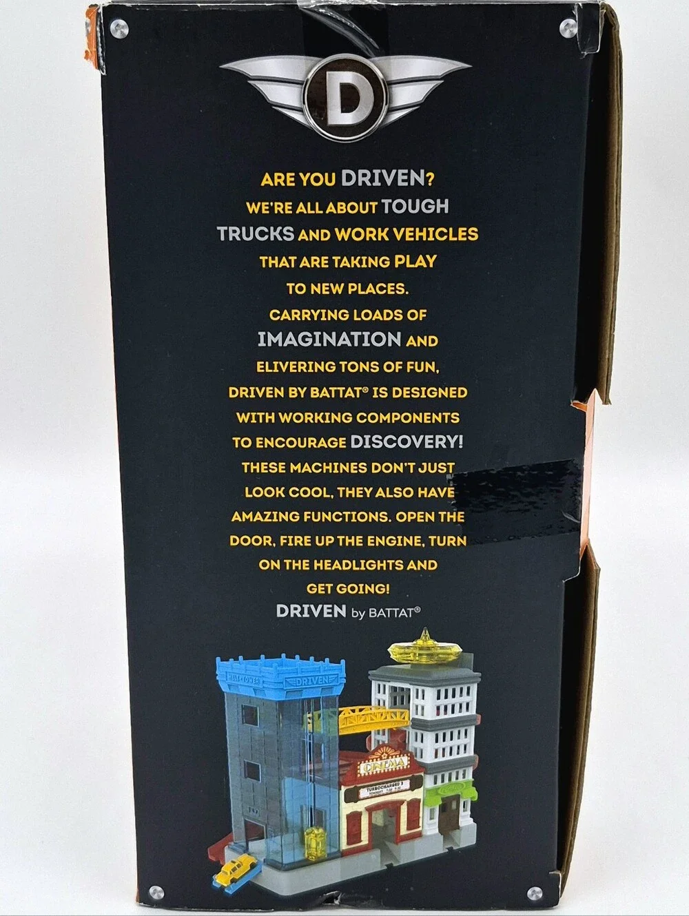 NEW Driven by Battat Big City Cruisin' Pocket Series Playset w/ Exclusive Taxi
